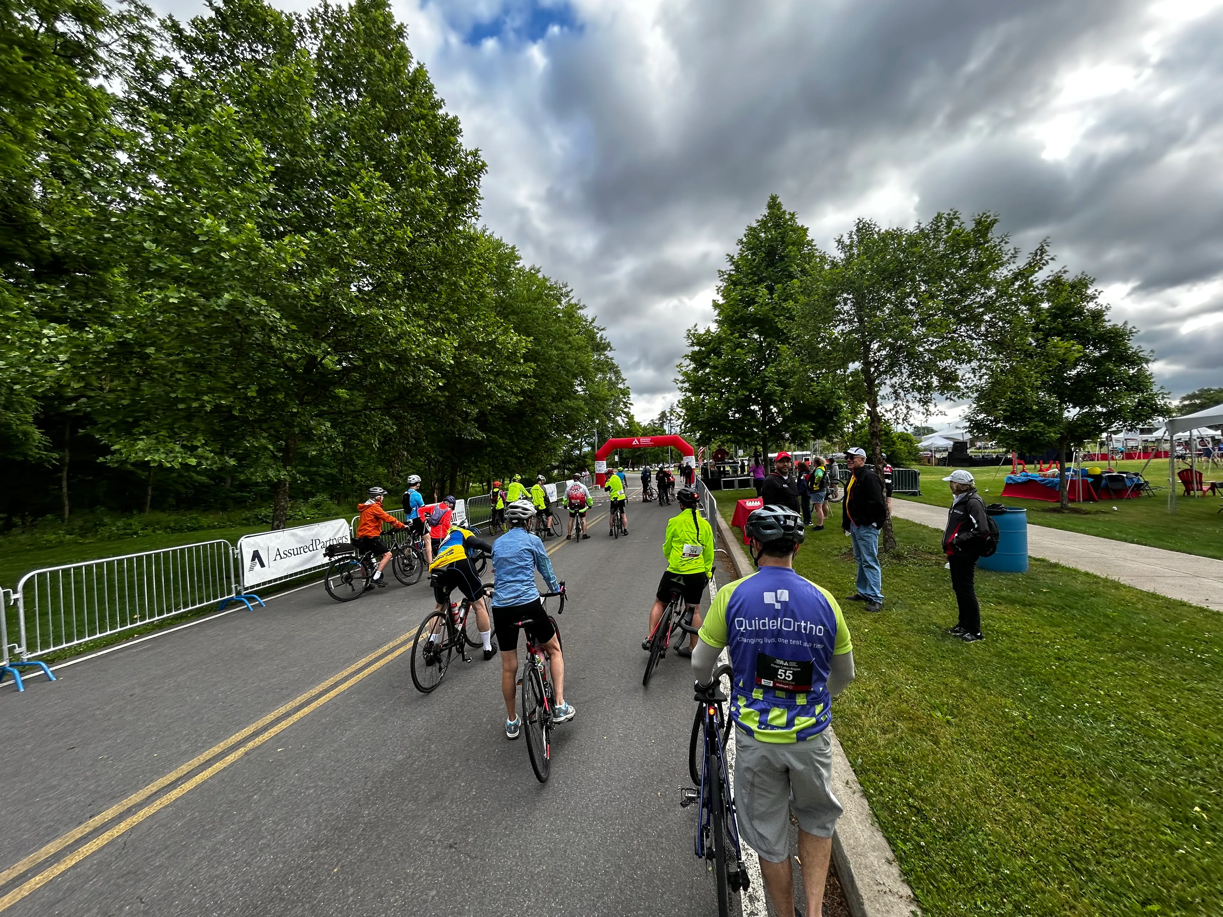 Lining up for last year&#x27;s start..