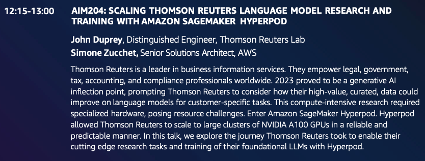 Scaling Thomson Reuters’ Language Model Research